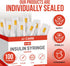 JJ CARE Insulin Syringe for Pets (Pack of 100) 31g 3/10cc 1/2”, U-100 Pet; Accurate Dosing Pet Syringes with Needle, Half Unit Markings Syringes for Cats and Dogs